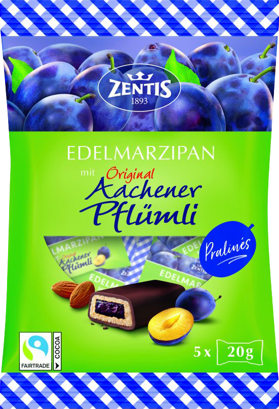 Zentis Edelmarzipan Aachener Pflümli 36er MK