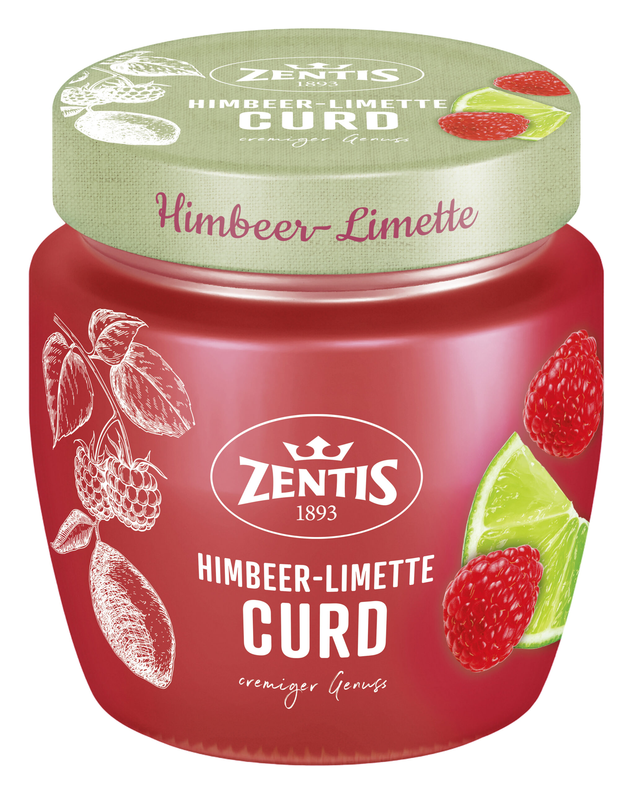 Himbeer-Limette Curd