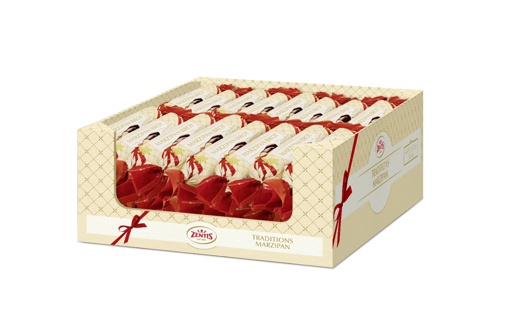 Zentis Marzipan Brot 200g, 40er Karton