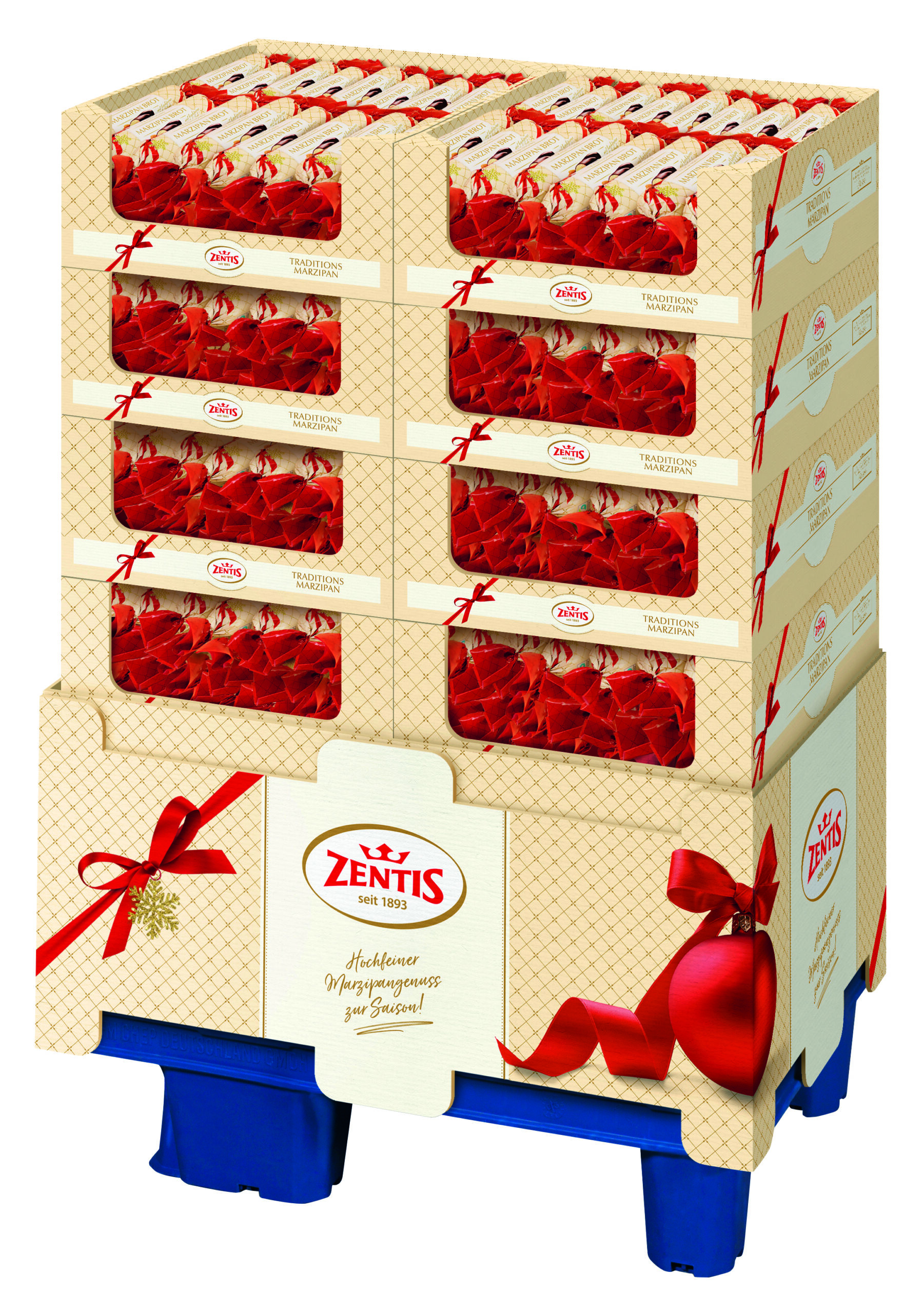 Zentis Marzipan Brot 100g, 560er Display