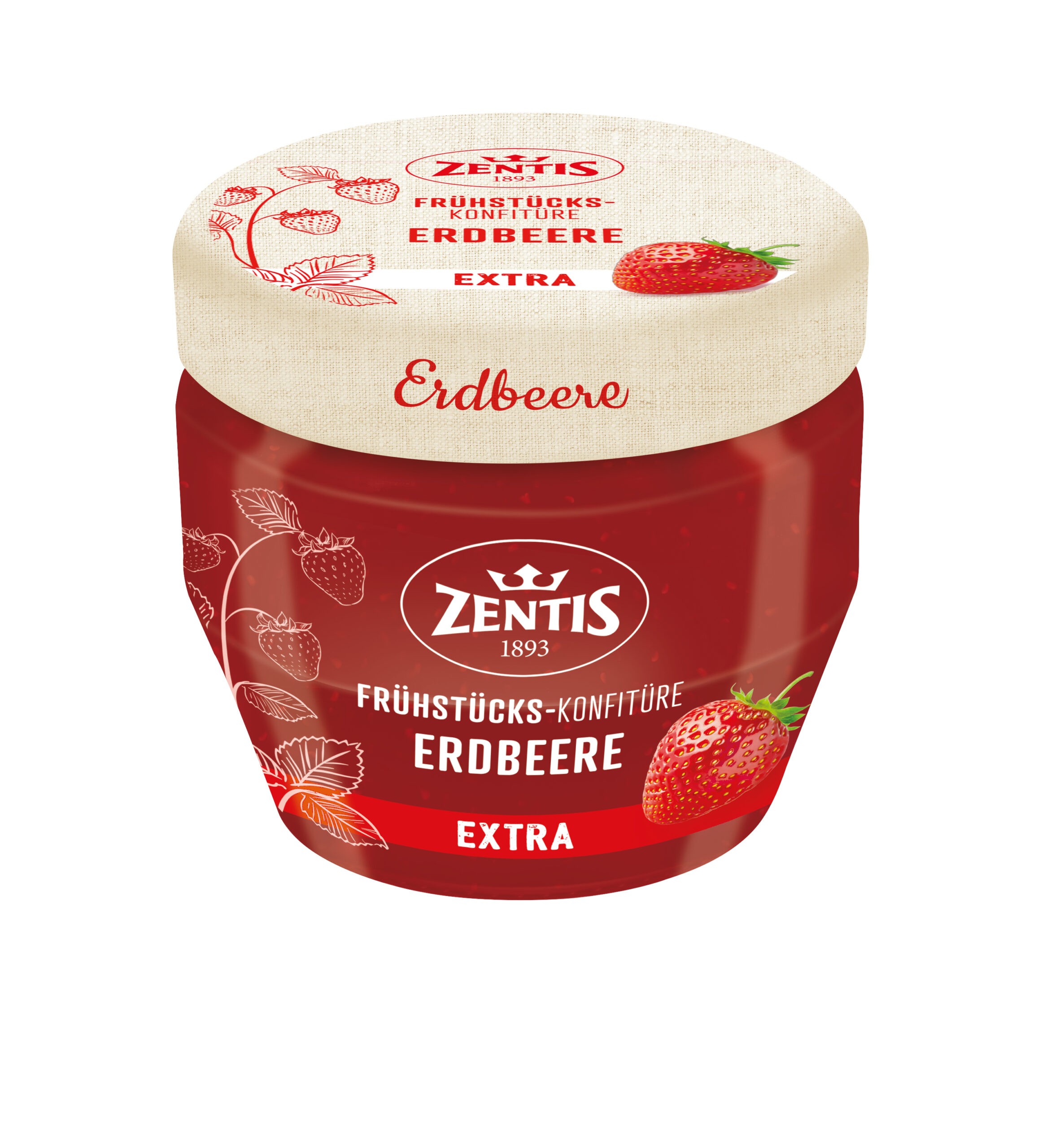 Frühstücks-Konfitüre Extra, Erdbeere