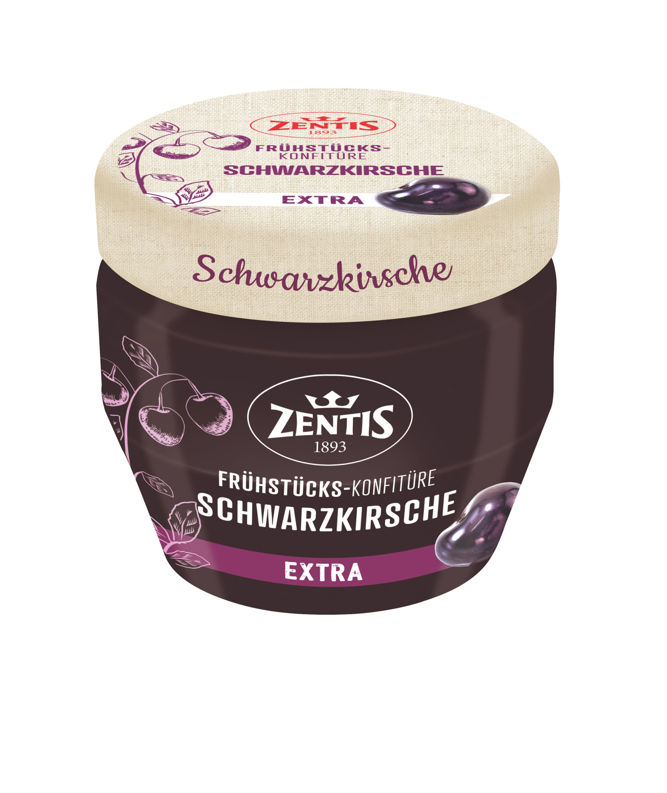 Frühstücks-Konfitüre Extra, Schwarzkirsche