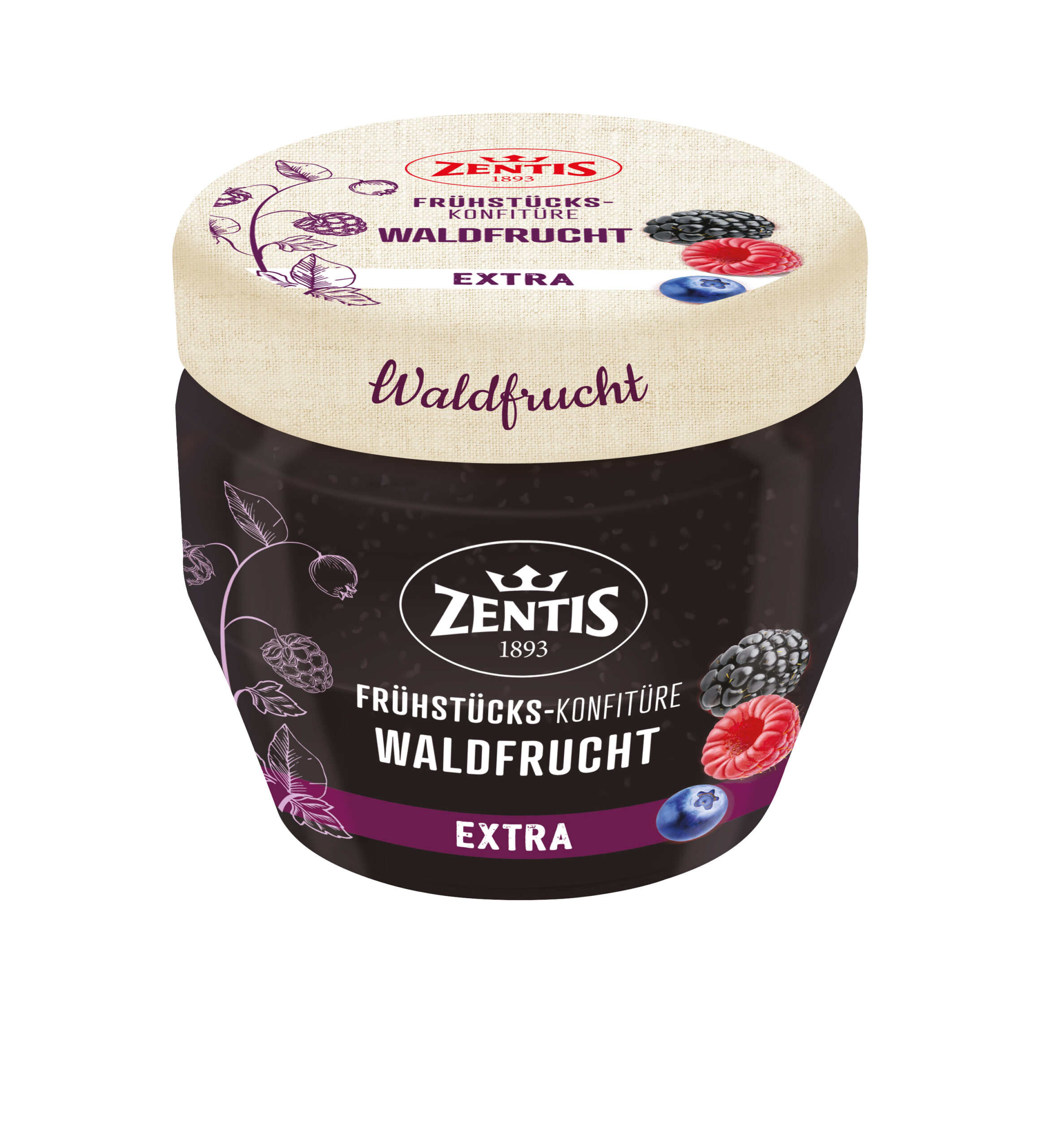 Frühstücks-Konfitüre Extra, Waldfrucht
