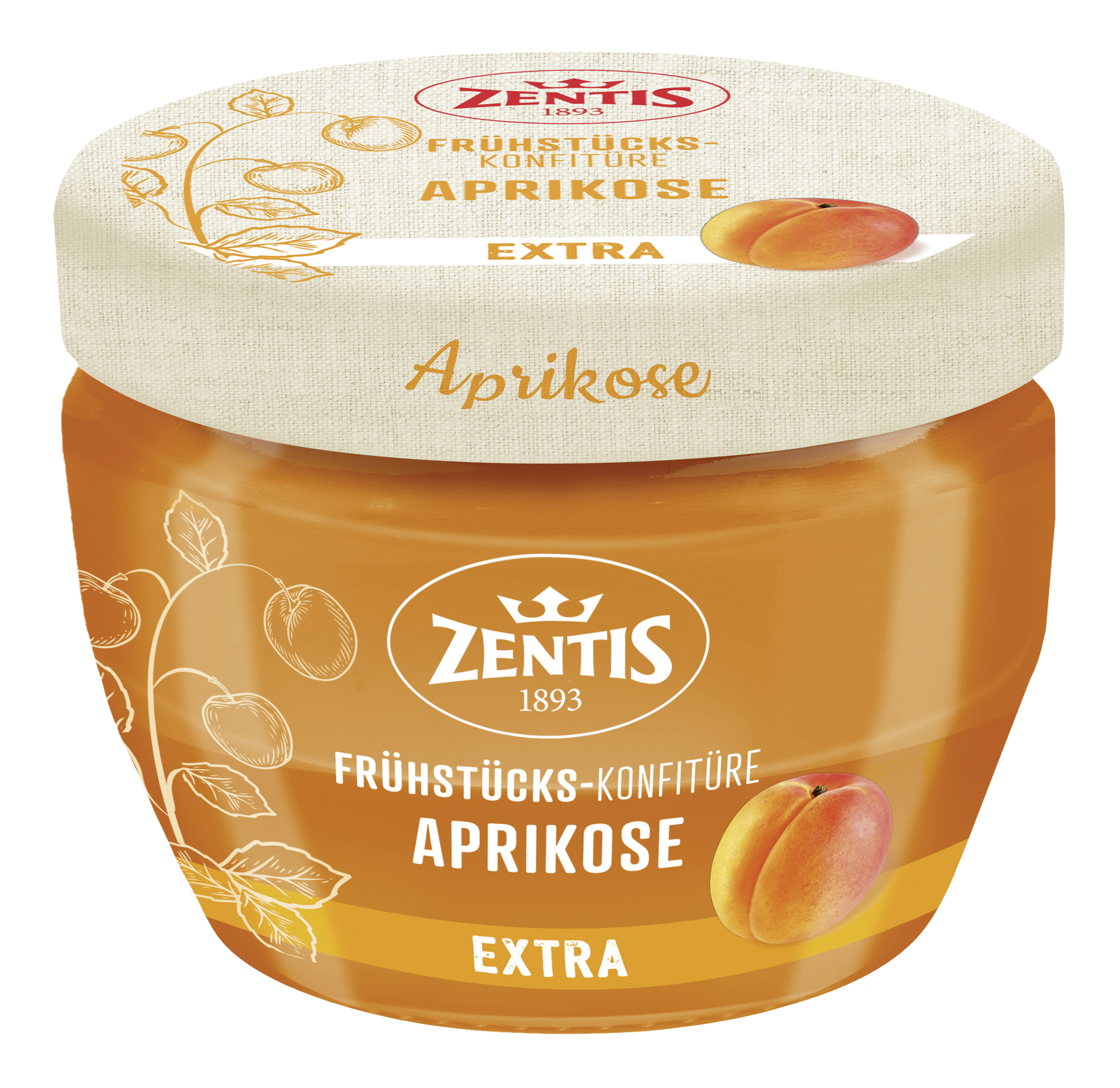 Frühstücks-Konfitüre Extra, Aprikose