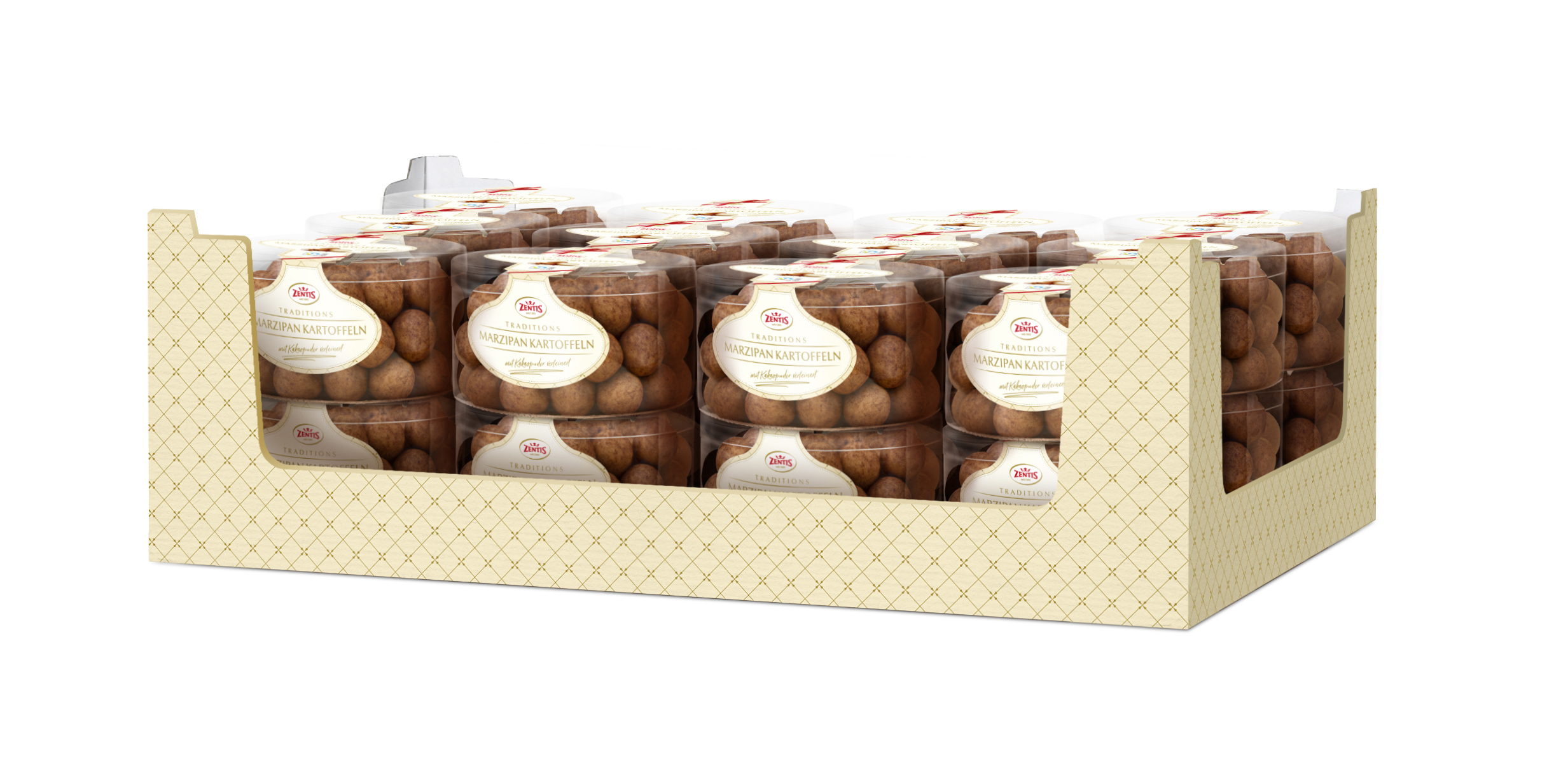 Zentis Marzipan Kartoffeln 500g Dose, 12er Karton