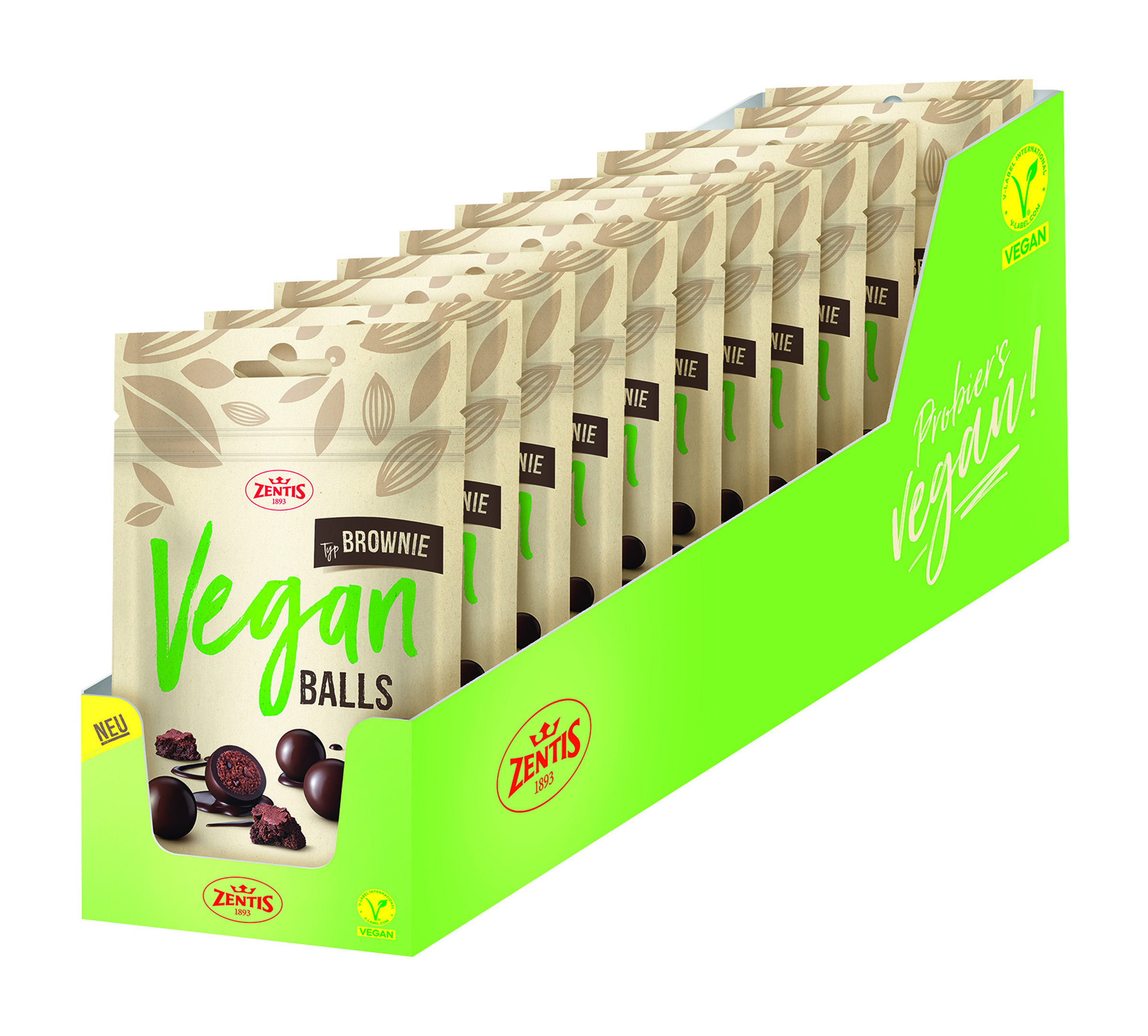 Zentis VeganBalls Choco Brownie