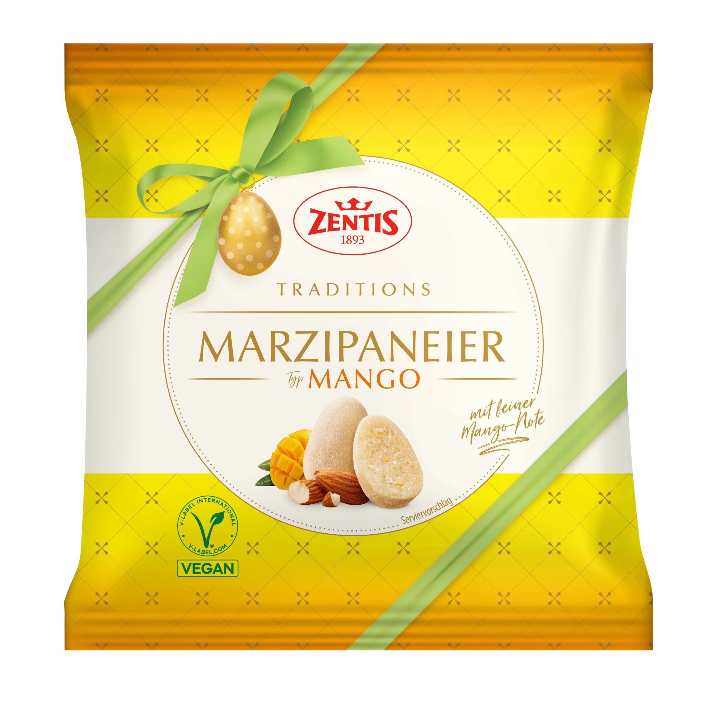 Zentis Marzipan Eier Typ Mango