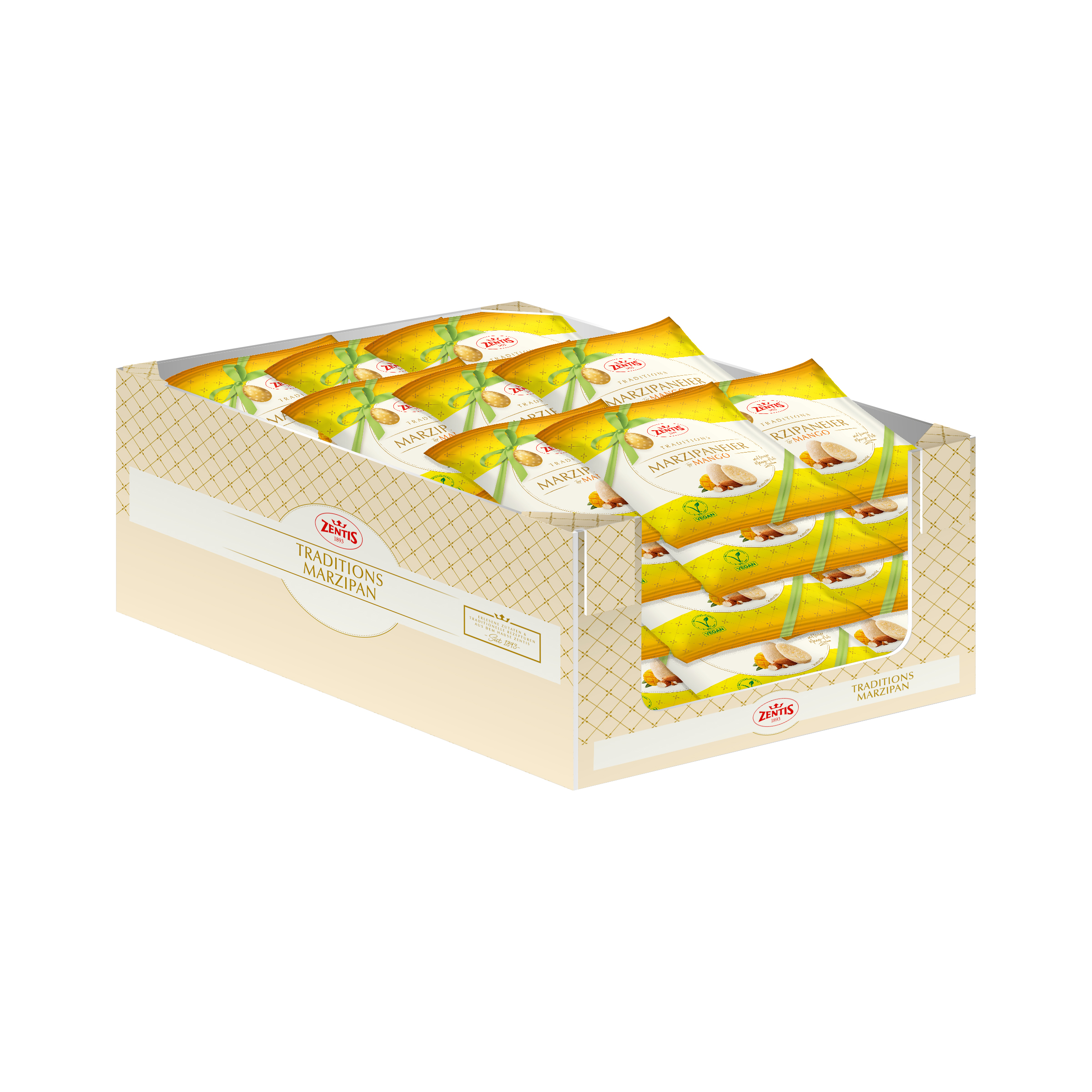 Zentis Marzipan Eier Typ Mango