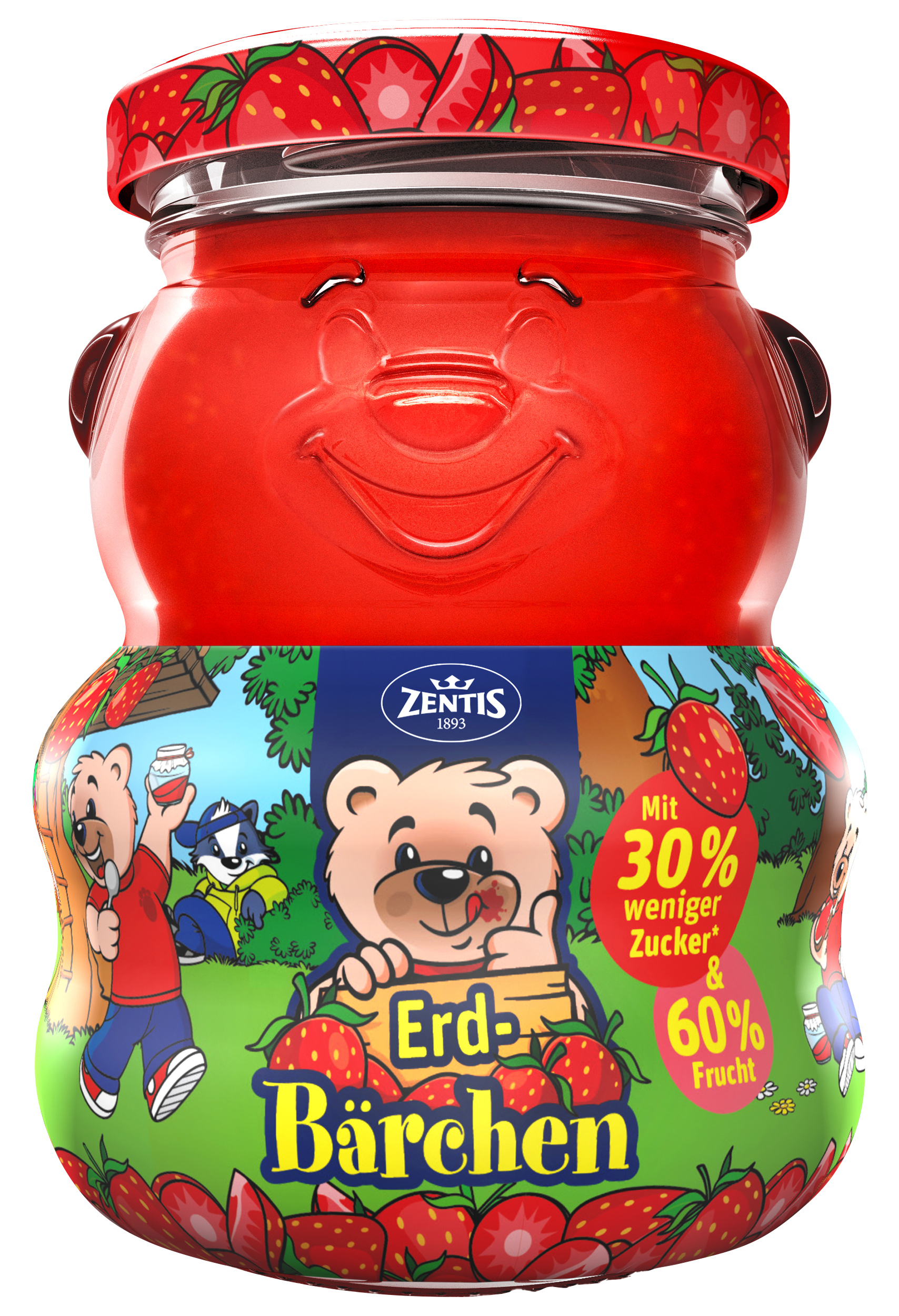 Zentis Bärchen Erdbeere, fein passiert