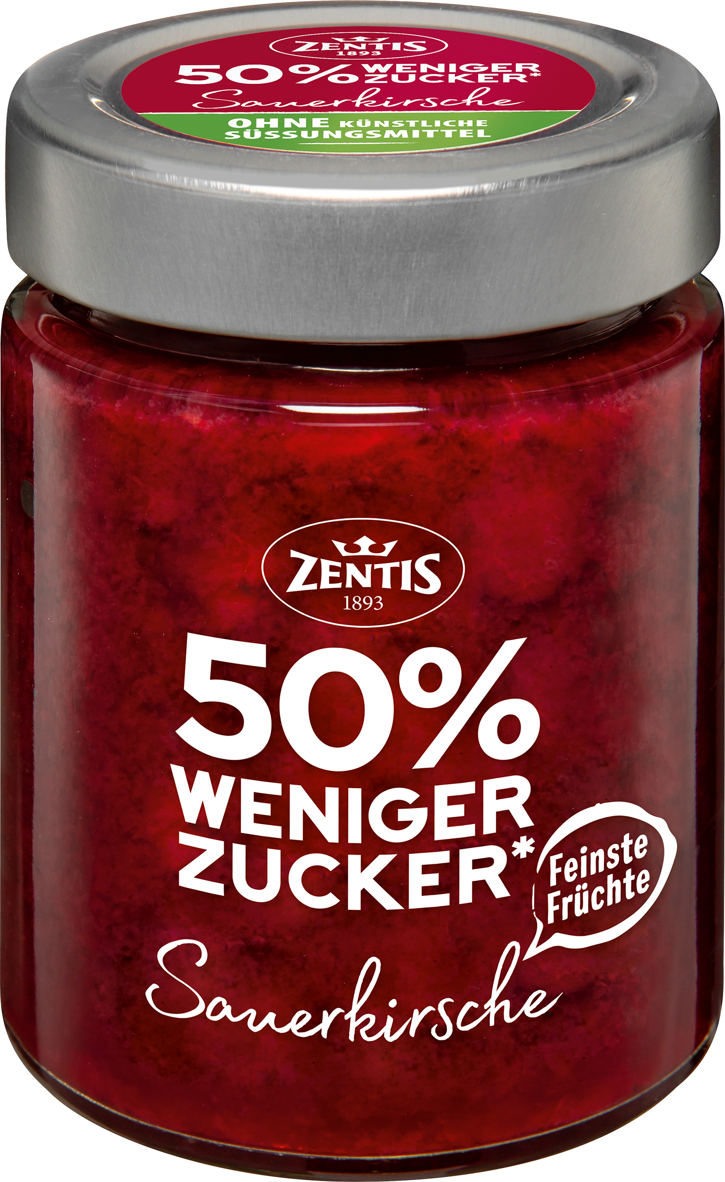 50% weniger Zucker, Sauerkirsche