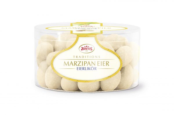 Zentis Marzipan Eier gepudert, Dose Eierlikör