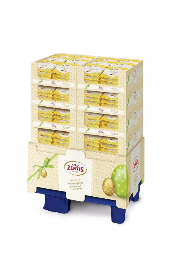 Zentis Marzipan Eier 125g Beutel, Eierlikör, 288er Display